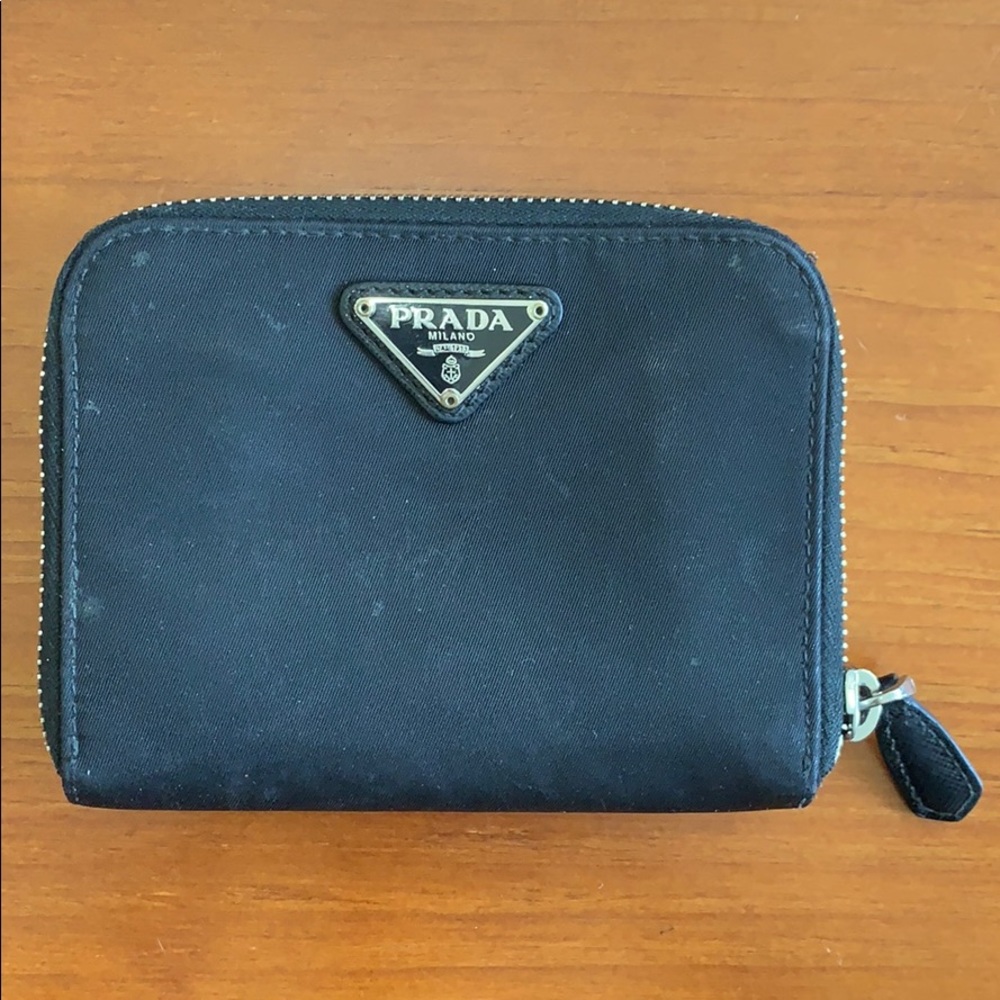 PRADA Nylon Zip Wallet